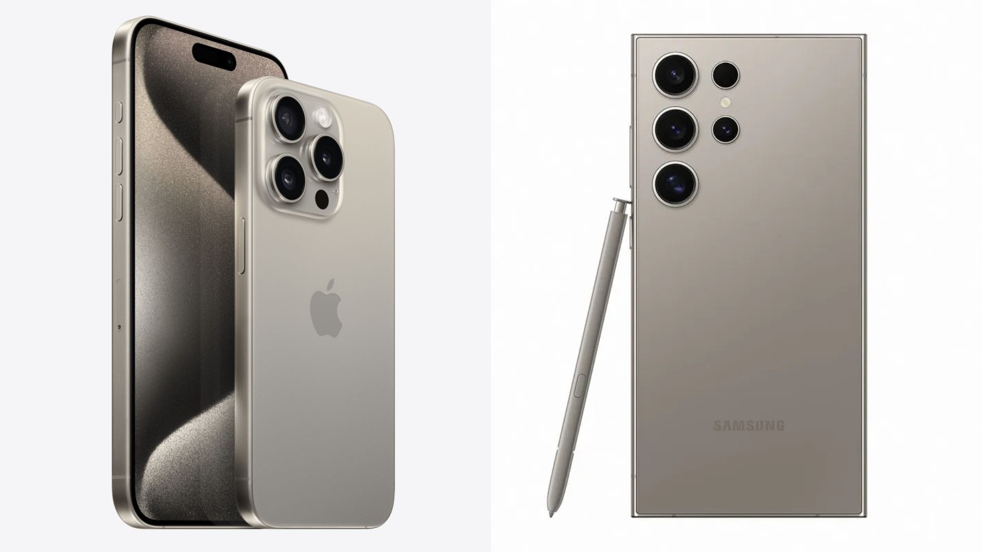 Galaxy S24 e iPhone 15 apostam no titânio em suas versões mais caras; compare os celulares