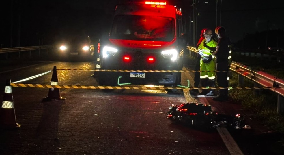 Homem e cavalo morreram em rodovia de Piracicaba após atropelamento — Foto: Edijan Del Santo/EPTV