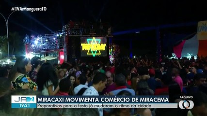 Miracaxi impulsiona economia e anima comerciantes em Miracema do Tocantins