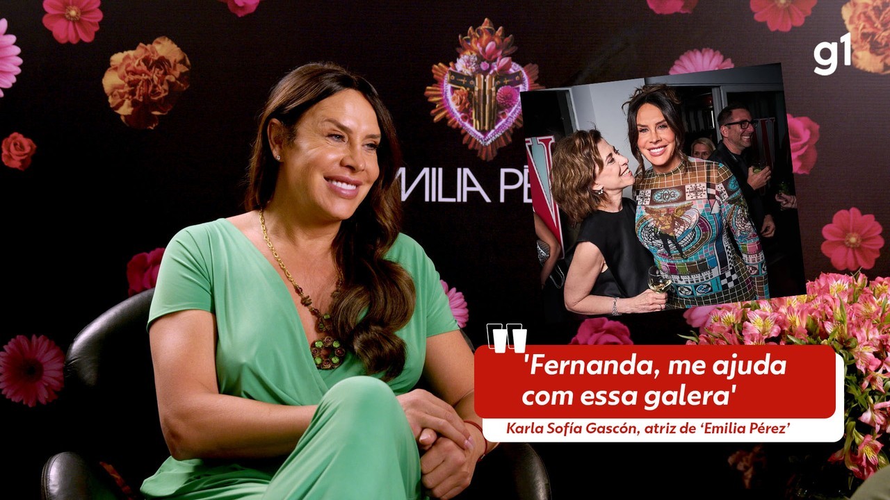 Alvo de ódio de brasileiros, Karla Sofía Gascón, de 'Emilia Pérez', pede a Fernanda Torres: 'Me ajuda com essa galera'