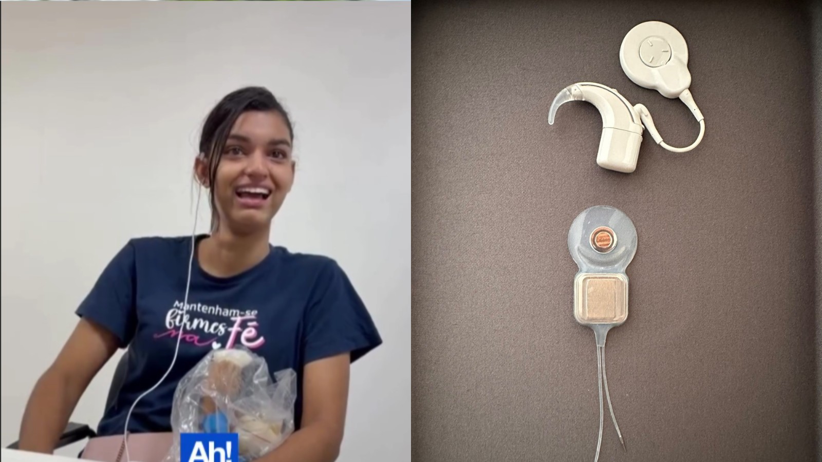 VÍDEO: Jovem de 19 anos que perdeu a audição na infância se emociona ao voltar a ouvir após cirurgia