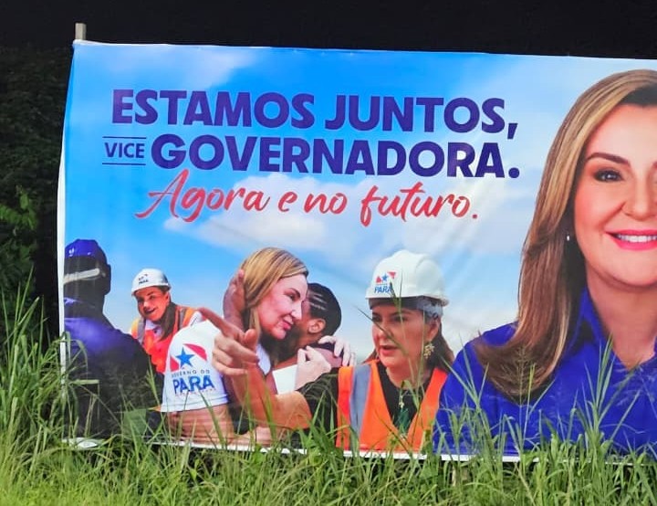 TRE-PA manda retirar outdoors com imagem de Hana Ghassan por propaganda antecipada