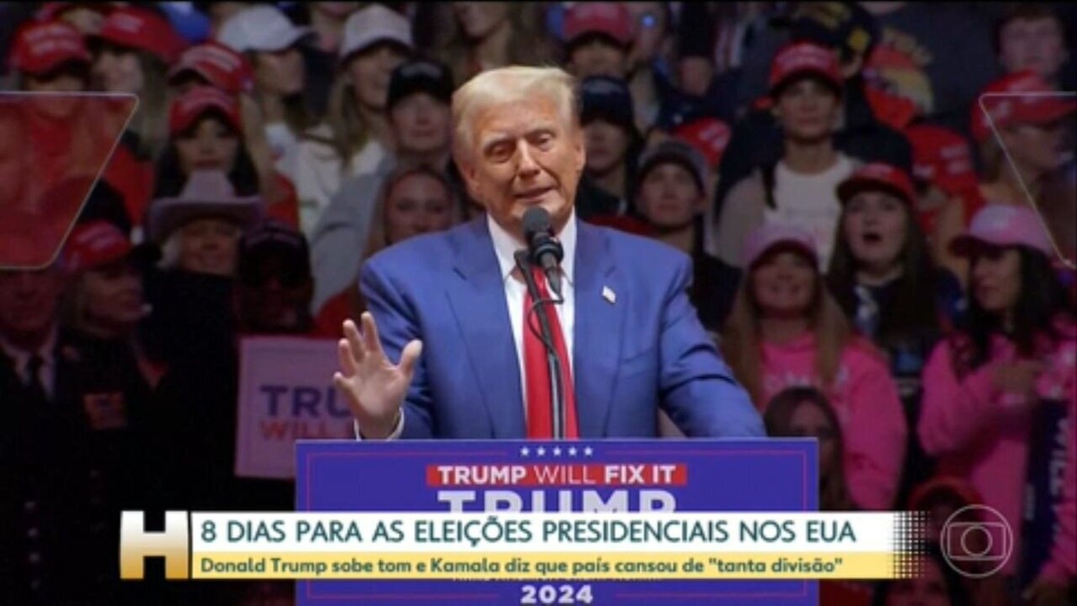 Trump tenta se distanciar de insulto contra Porto Rico feita por comediante em comício republicano: Não reflete a visão dele, diz campanha