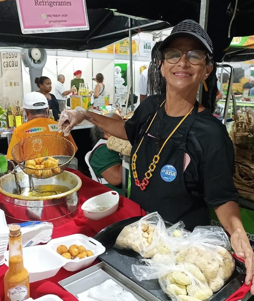 Mulheres como Cigana Albuquerque, que obtiveram sua jornada com receitas simples, hoje são referências no empreendedorismo gastronômico no Maranhão. — Foto: Divulgação/Sebrae-MA.
