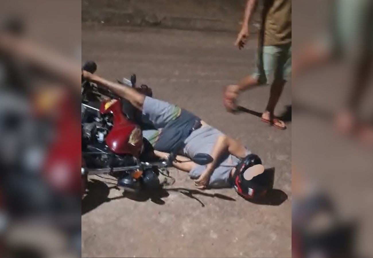 Homem é morto a tiros e encontrado caído ao lado de motocicleta em avenida no interior do TO
