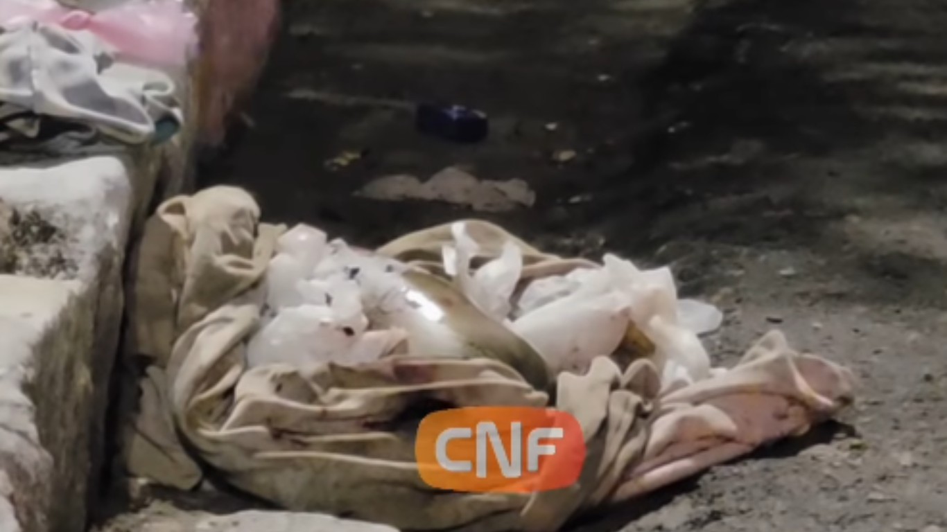 Feto é encontrado em meio a lixo em Caruaru