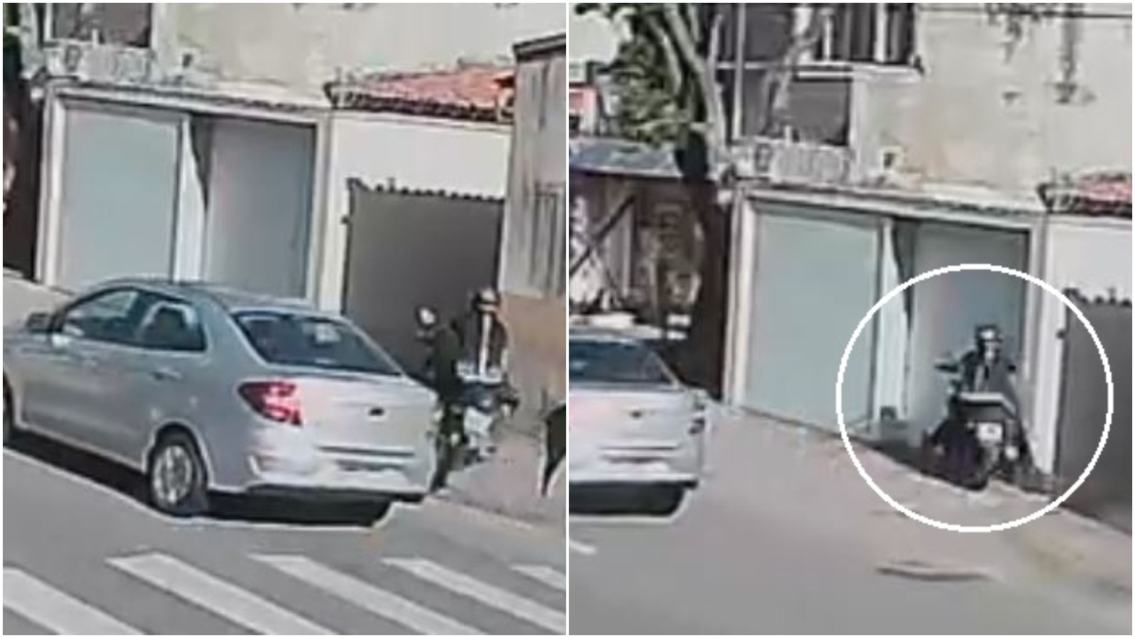 Motociclista colide contra portão e morre após ser fechado por carro em Fortaleza; vídeo