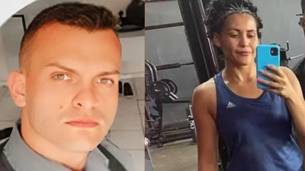 Da esquerda para direita: Raylton Mourão e Rozeli da Costa Nunes — Foto: Reprodução