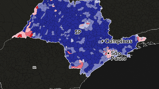 Os votos na sua urna: mapa do g1 mostra mais votados por seção em 108 cidades