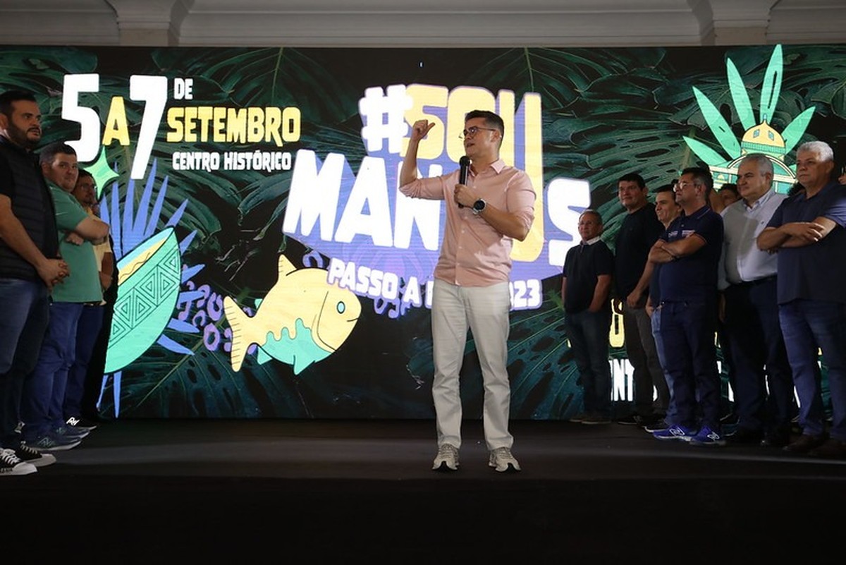 Sem defini&ccedil;&atilde;o sobre artista internacional, prefeito anuncia novas atra&ccedil;&otilde;es  do #SouManaus Passo a Pa&ccedil;o 2023; confira | Amazonas | G1