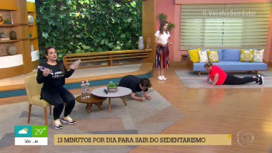 13 minutos: circuito de exercícios ajuda a sair do sedentarismo - Programa: Bem Estar 