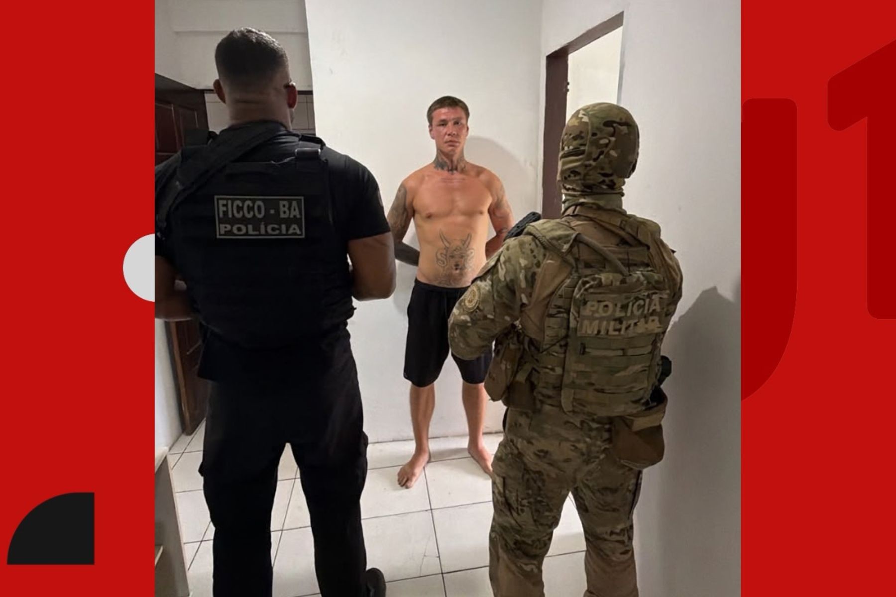 Russo condendo a prisão perpétua por tráfico é localizado pela polícia em Salvador