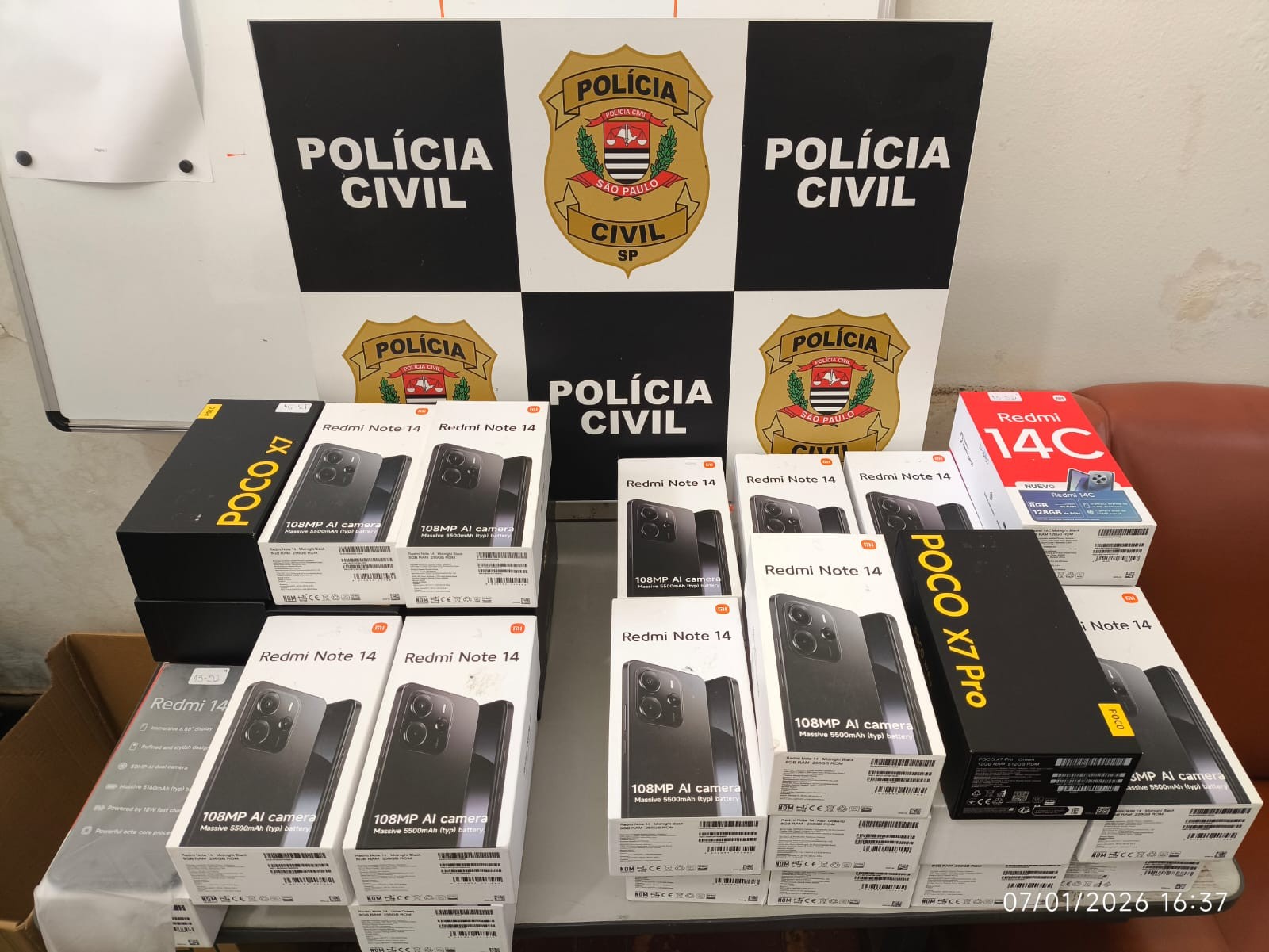 celulares doados à Etec de lins são encontrados à venda