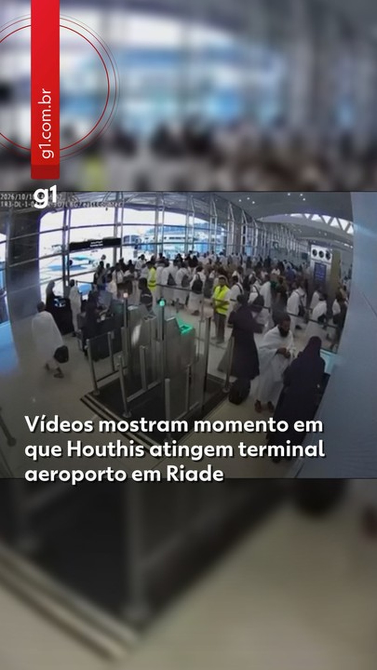 VÍDEO mostra momento em que míssil Houthi atinge aeroporto em Riade, na Arábia Saudita; ataque deixou 13 mortos e 300 feridos