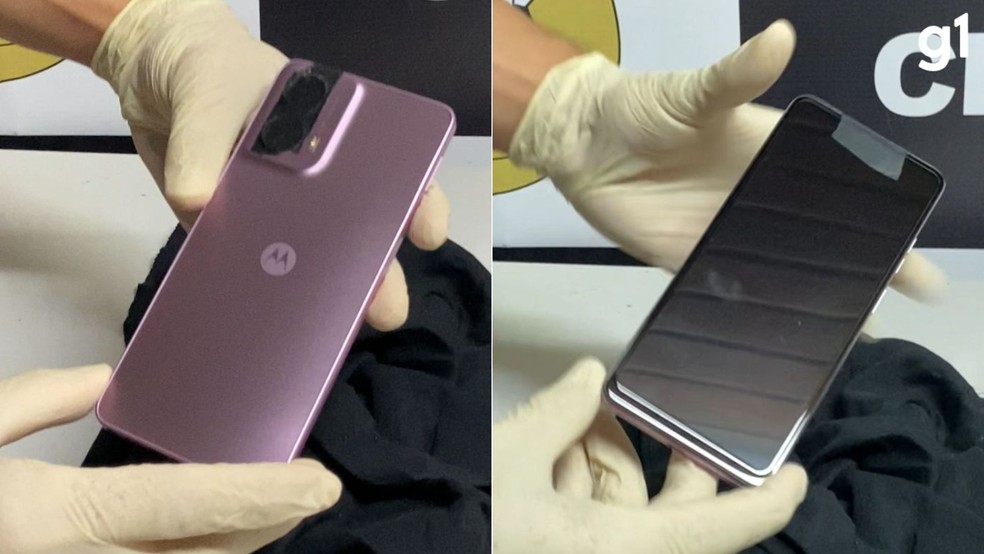 Celular de Silvana Germann de Aguiar foi encontrado pela Polícia Civil em um terreno baldio de Cachoeirinha (RS) — Foto: Polícia Civil/Divulgação