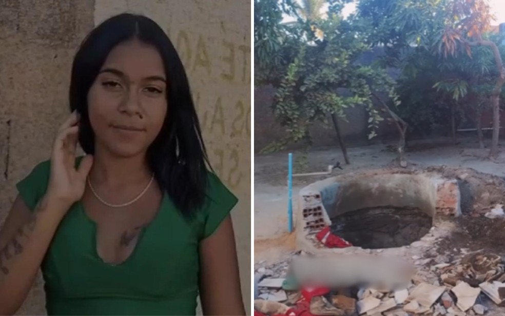 Adolescente Anna Carolina Silva é encontrada morta em cisterna de casa em Planaltina — Foto: Reprodução/Redes Sociais e Divulgação/Polícia Militar