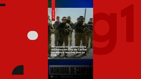 Governo Trump divulga imagens de abordagem da Guarda Costeira a embarcação com drogas; VÍDEO - TV estatal venezuelana exibiu imagens de embarcações anfíbias e navios de guerra deslocados para La Orchila, onde funciona uma base da Marinha do país.