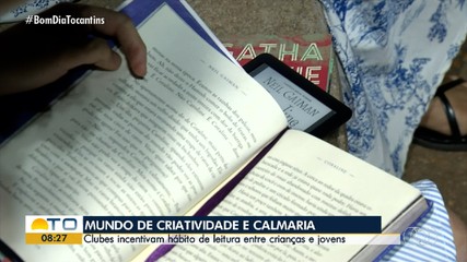 Clubes incentivam hábitos de leitura entre crianças e jovens em Palmas