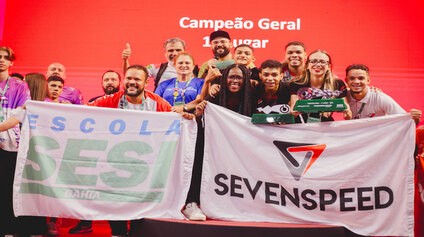 Equipe SESI Bahia vai representar Brasil em desafio mundial de F1 para escolas