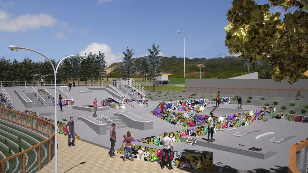 Projeto Costeira Parque, em Natal — Foto: Divulgação/governo do RN