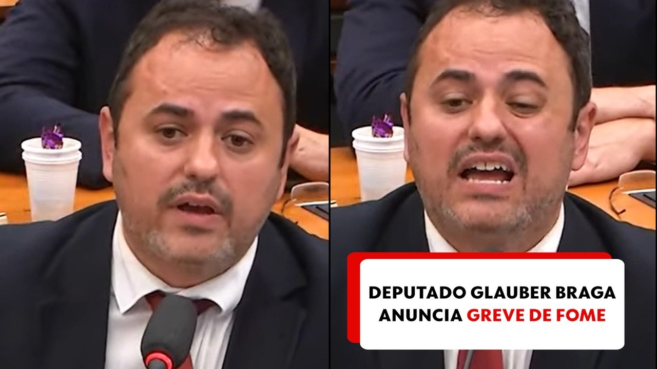 Após decidir entrar em greve de fome, Glauber Braga diz que vai fazer disputa política até o limite