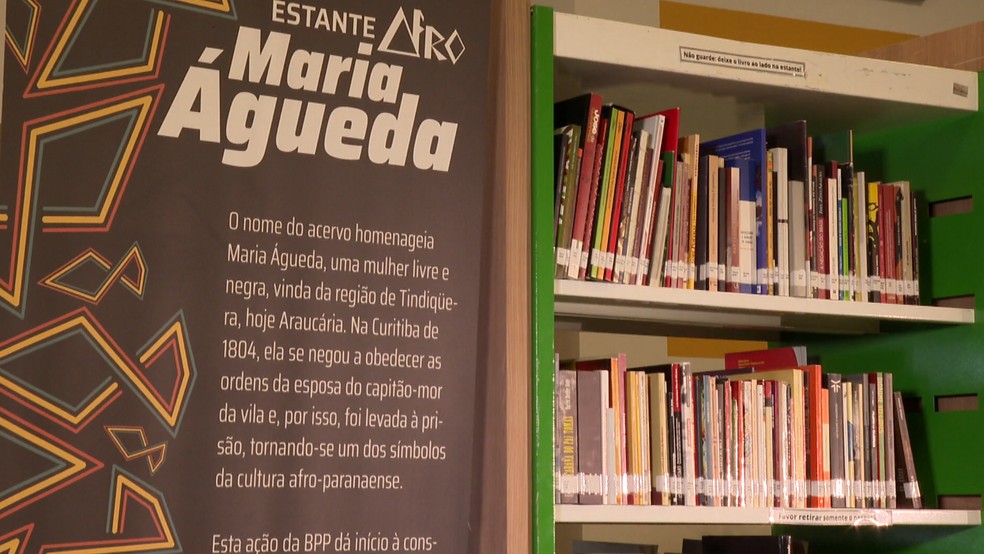 Estante Maria Águeda — Foto: RPC