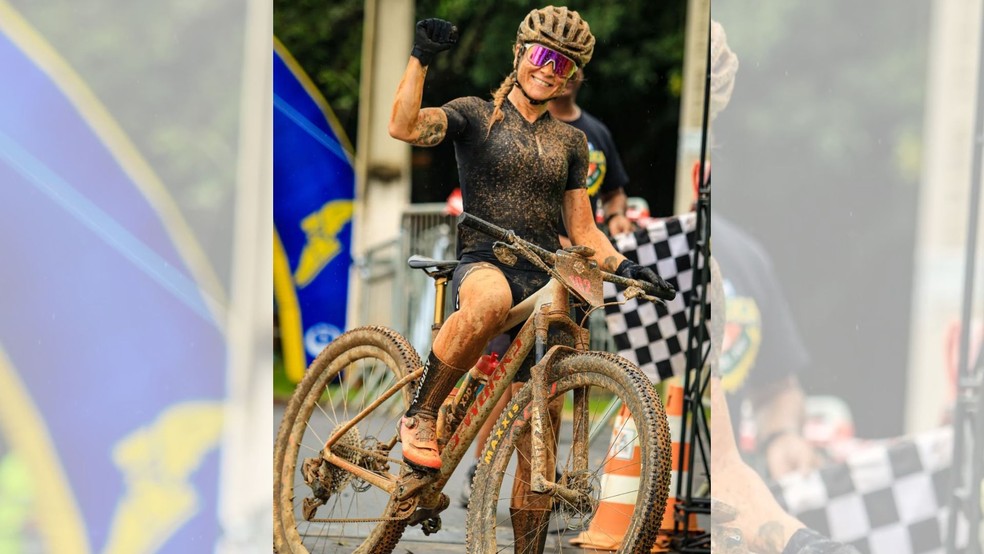Laís Saes era referência no ciclismo de estrada no Brasil — Foto: Reprodução/Instagram
