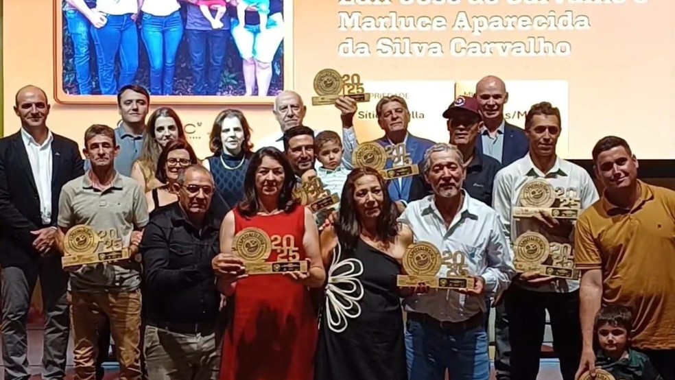 Cooperados que tiveram os 10 melhores lotes ranqueados pelo Programa Especialíssimo 2025 – Crédito: Divulgação