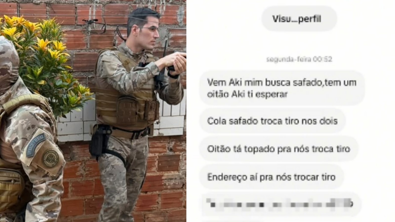 Homem chama delegado para confronto armado, dá endereço e vira alvo de operação no PI: 'vem aqui me buscar'