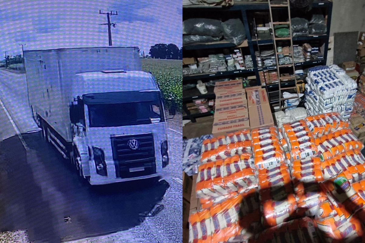 Caminhão com cestas básicas que seriam distribuídas pelo Comando Vermelho é apreendido em Sorriso (MT)
