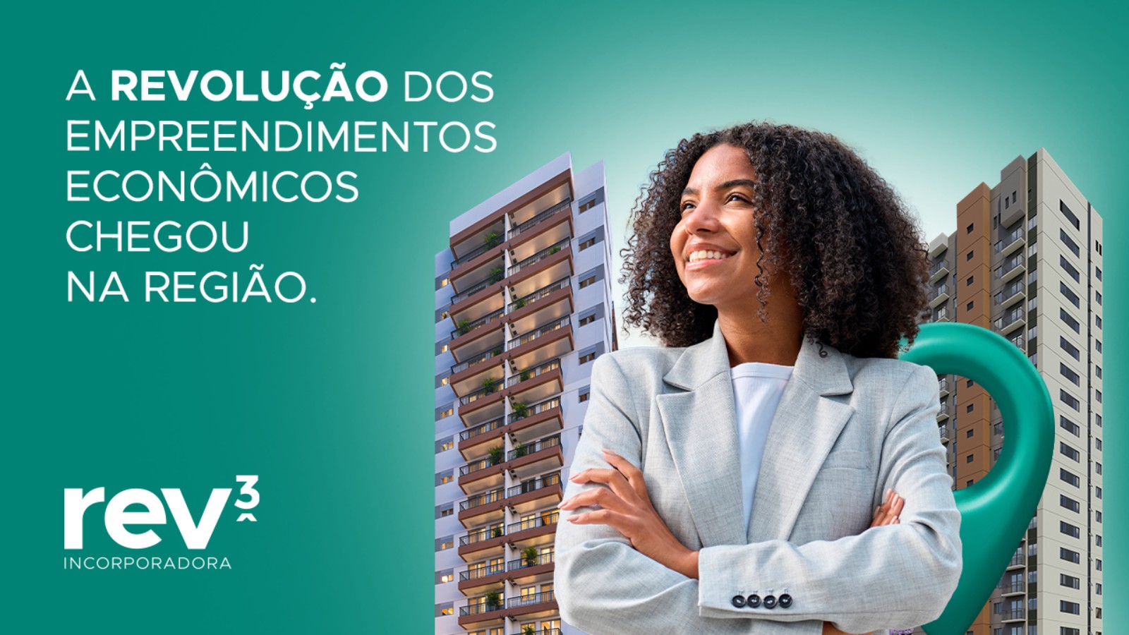 Rev³ Incorporadora chega a Sumaré e Campinas para revolucionar o mercado imobiliário