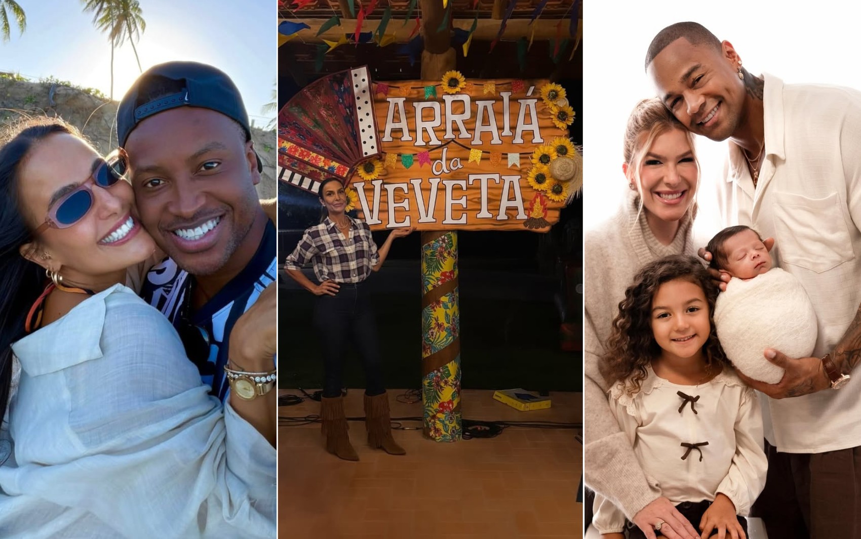 Passeio de cavalo e descanso com a família: confira como foi o São João dos famosos na Bahia