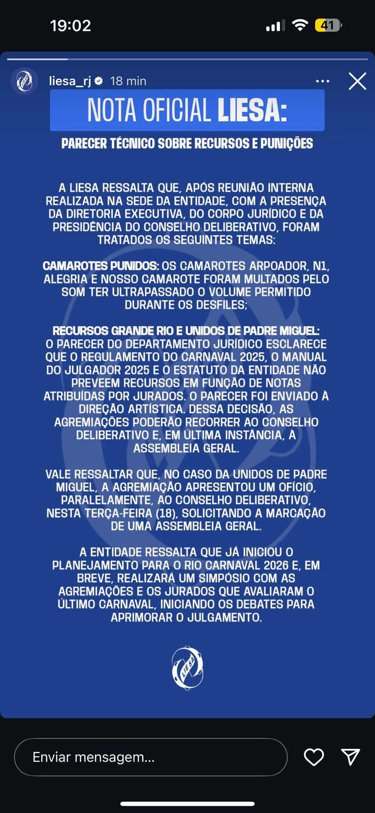 Jurídico da Liesa diz não haver previsão para recurso sobre notas, mas que escolas podem recorrer