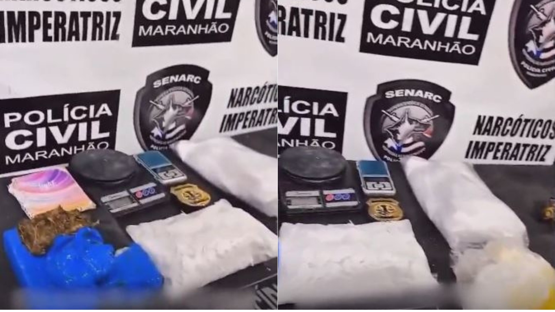 Mãe e filho são presos por tráfico de drogas em Imperatriz; marido já estava preso pelo mesmo crime