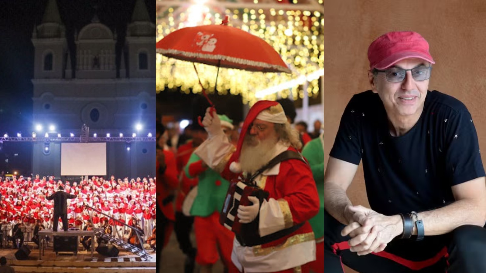 Natal em Teresina tem casa do Papai Noel, espetáculos infantis, show de Zeca Baleiro e mais; veja programação