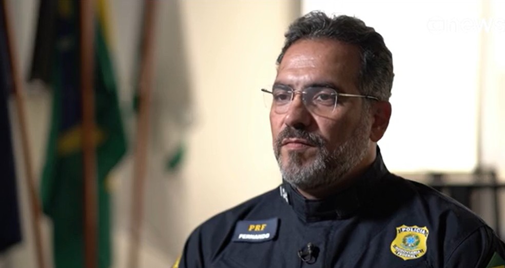 Antnio Fernando Oliveira, diretor-geral da PRF  Foto: GloboNews/Reproduo