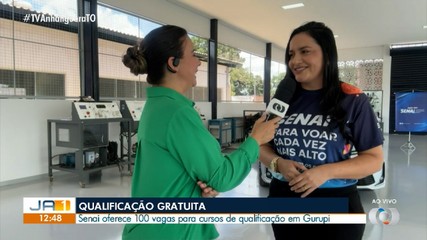 Senai oferece 100 vagas para cursos de qualificação em Gurupi