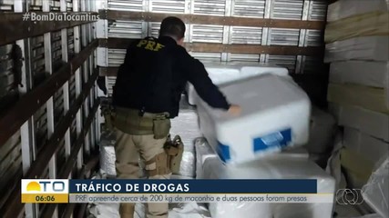 PRF apreende quase 200 quilos de maconha em caminhão de carga