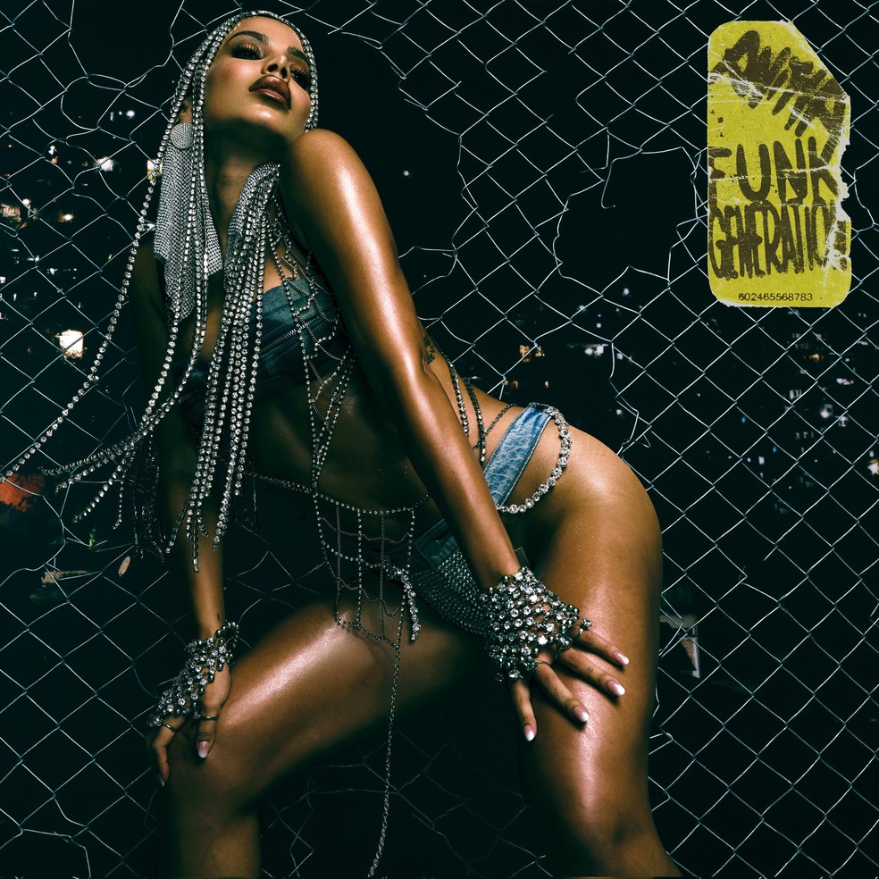 Capa do álbum ‘Funk generation’, de Anitta — Foto: Richie Talboy com arte de Frank Fernandez