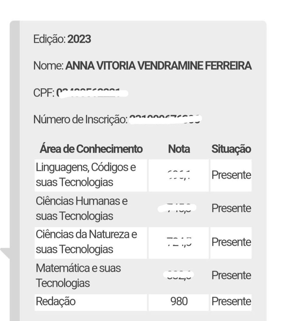 Estudante acreana tirou 980 pontos na redação do Enem 2023; resultado foi divulgado nesta terça-feira (16) — Foto: Arquivo pessoal