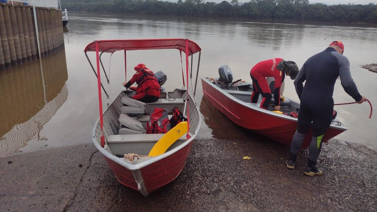 Corpo de jovem de 20 anos que desapareceu no Rio Iguaçu é encontrado no quarto dia de buscas