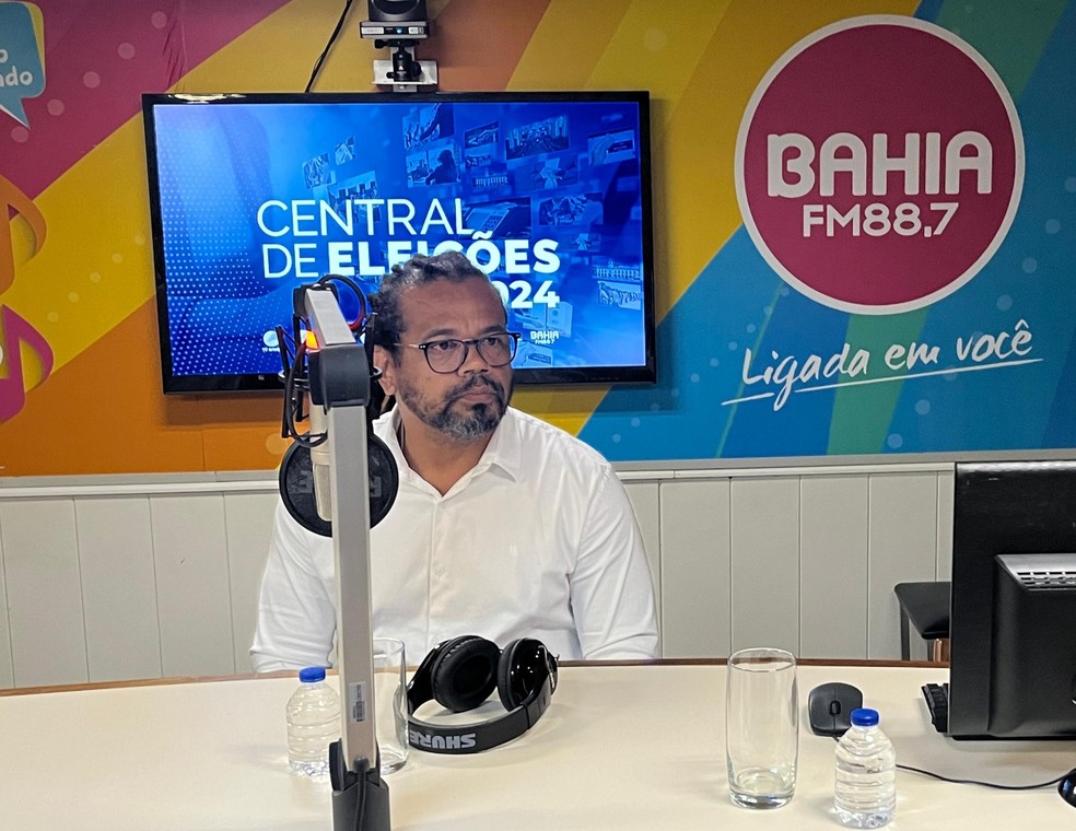 Kleber Rosa participou de entrevista no programa Resenha da 7 — Foto: Caíque Souza