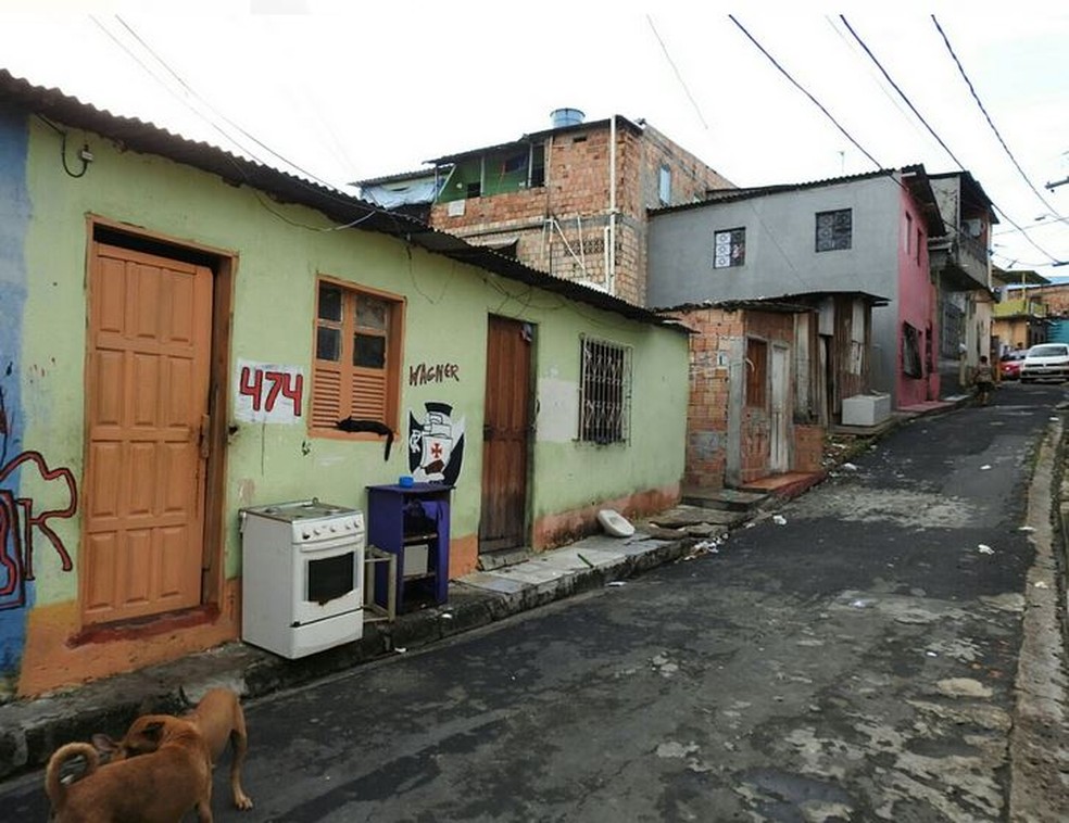Crime ocorreu na periferia de Manaus — Foto: Adneison Severiano