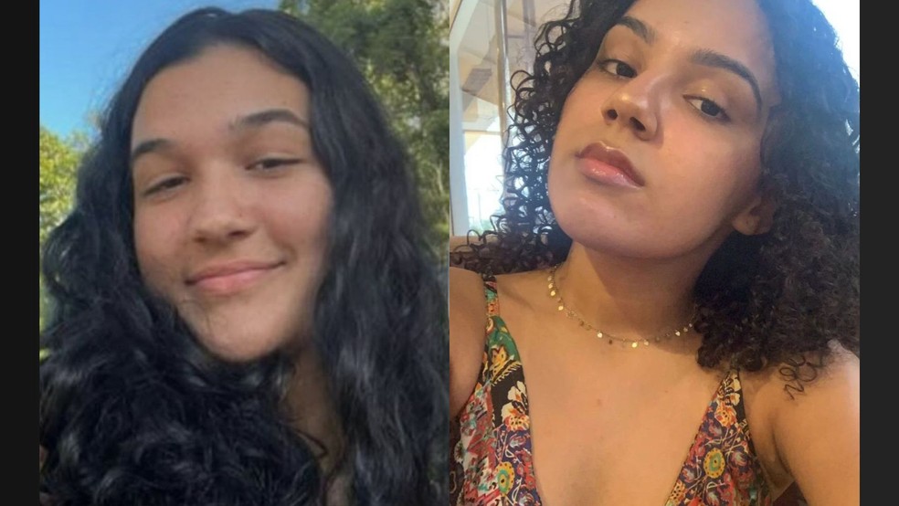 Gabrielly Alves dos Santos e Graziela Segantini Corrêia, ambas com 17 anos, morreram após um carro capotar em uma curva na comunidade de Jirau, em Jaguaré, Norte do Espírito Santo. — Foto: Redes sociais