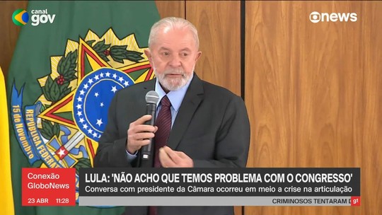 'Não acho que temos problemas com o Congresso', diz Lula - Programa: Conexão Globonews 