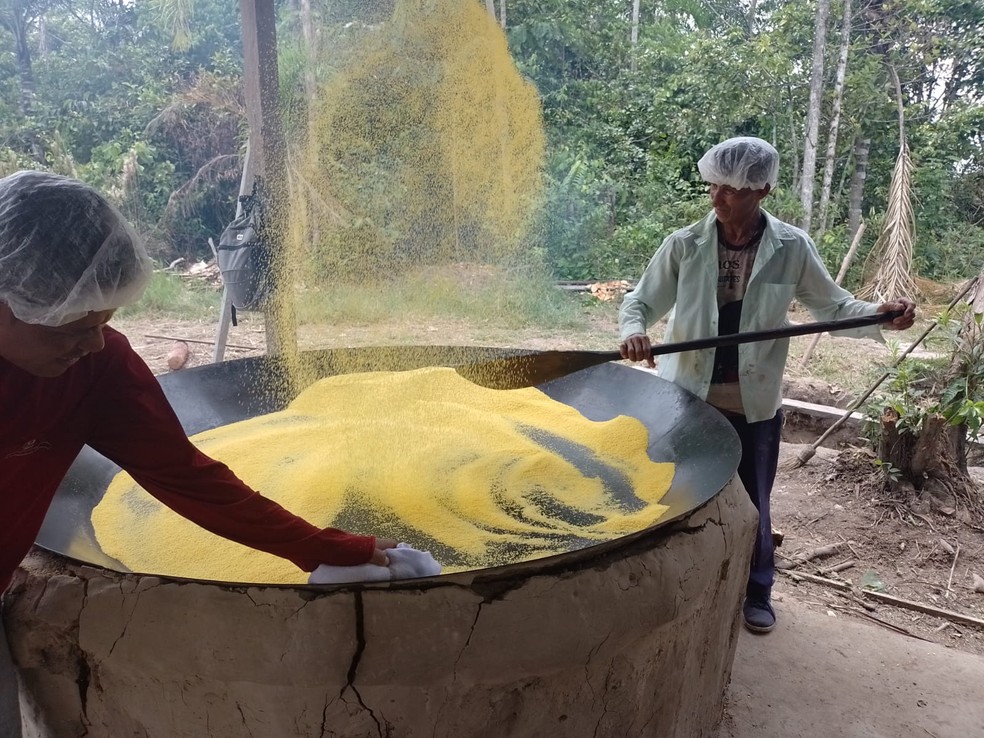 Farinha de Uarini é declarada Patrimônio Cultural do Amazonas. — Foto: Divulgação/Idam