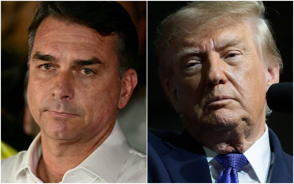 Relembre a relação entre Flávio Bolsonaro e Trump | G1