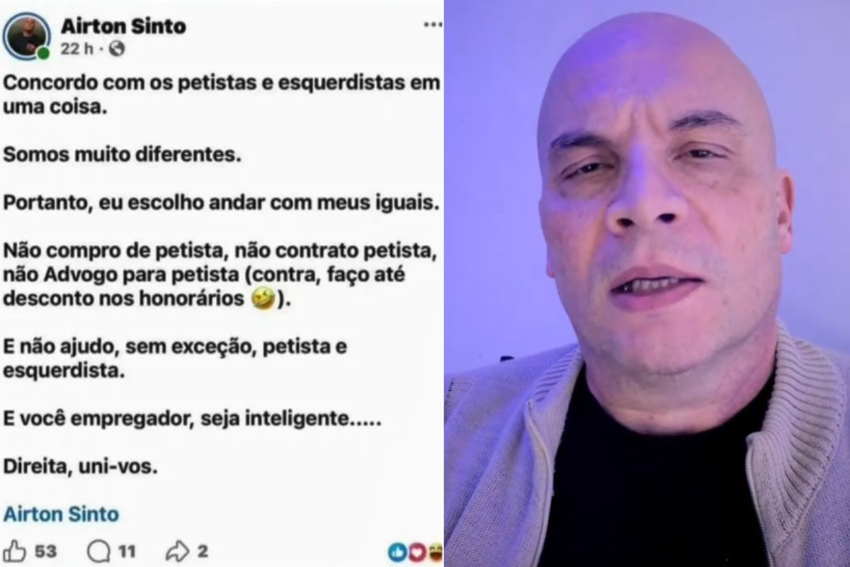 Secretário-adjunto de Guarujá pede exoneração após posts contra a contratação de eleitores de Lula