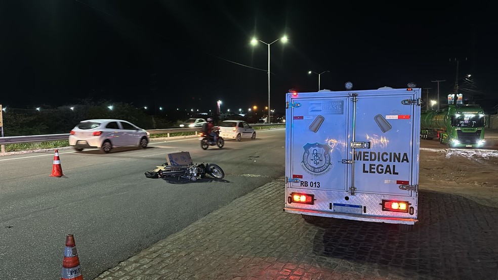 Acidente aconteceu na BR-304 na altura da cidade de Macaíba, na Grande Natal — Foto: Kleber Teixeira/Inter TV Cabugi