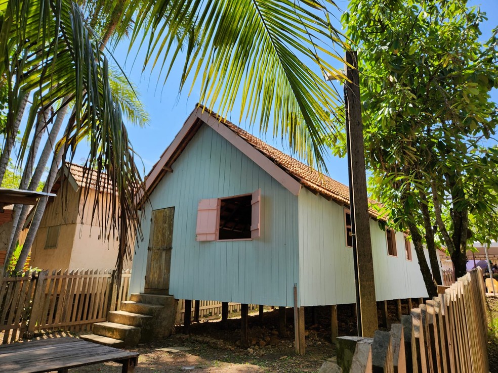 Casa em Xapuri onde viveu e morreu Chico Mendes — Foto: Melícia Moura/CBN Amazônia Rio Branco